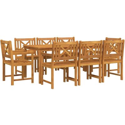 vidaXL Gartenstühle 2 Stk 56x56x90 cm Massivholz Akazie 3375661 vidaXL Gartenstühle 2 Stk 56x56x90 cm Massivholz Akazie 3375661