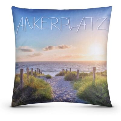 Bestlivings Outdoor Kissen mit Strandmotiv Ankerplatz 1 Stück 1er Pack Bestlivings Outdoor Kissen mit Strandmotiv Ankerplatz 1 Stück 1er Pack
