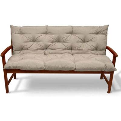 Beautissu Flair BR Bankauflage 150x50cm Natur Beautissu Flair BR Bankauflage 150x50cm Natur