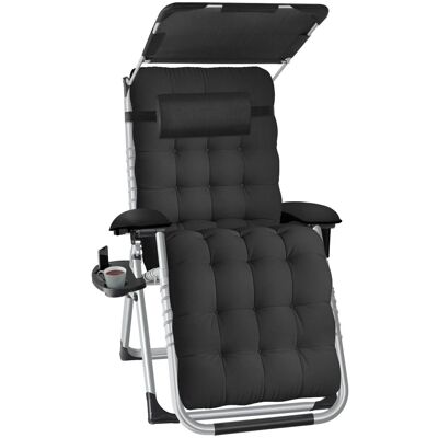Tectake Sonnenliege Cloud Ii Klappbar Flexible Rückenlehne und Fußablage Stufenlos Verstellbares Sonnendach Pro Stück 103 x 84 x 168 cm Schwarz Tectake Sonnenliege Cloud Ii Klappbar Flexible Rückenlehne und Fußablage Stufenlos Verstellbares Sonnendach Pro Stück 103 x 84 x 168 cm Schwarz