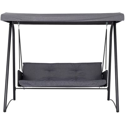 ebuy24 Sanne Hängesofa 3 Person mit Kissen Schwarz Grau ebuy24 Sanne Hängesofa 3 Person mit Kissen Schwarz Grau