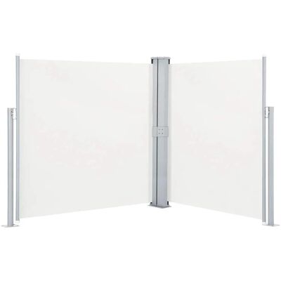 vidaXL Ausziehbare Seitenmarkise Creme 140 x 600 cm 48455 vidaXL Ausziehbare Seitenmarkise Creme 140 x 600 cm 48455
