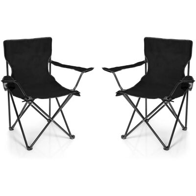 BigDean 2 Stück Faltstuhl Schwarz Campingstuhl Anglerstuhl Mit Getränkehalter Tragetasche Anglersessel Klappbar Klappstuhl Gartenstuhl Faltstuhl BigDean 2 Stück Faltstuhl Schwarz Campingstuhl Anglerstuhl Mit Getränkehalter Tragetasche Anglersessel Klappbar Klappstuhl Gartenstuhl Faltstuhl