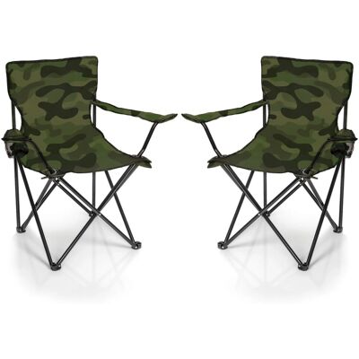 BigDean 2 Stück Faltstuhl Tarnmuster Camo Campingstuhl Anglerstuhl Mit Getränkehalter Tragetasche Anglersessel Klappbar Klappstuhl Gartenstuhl BigDean 2 Stück Faltstuhl Tarnmuster Camo Campingstuhl Anglerstuhl Mit Getränkehalter Tragetasche Anglersessel Klappbar Klappstuhl Gartenstuhl