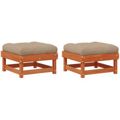 vidaXL Gartenfußstütze Massives Kiefernholz Wachsbraun 865456 vidaXL Gartenfußstütze Massives Kiefernholz Wachsbraun 865456