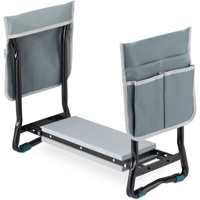 Relaxdays Kniebank Stahl Schwarz/Grau Klappbar 50 cm x 59 cm x 31,5 cm 2,9 kg Relaxdays Kniebank Stahl Schwarz/Grau Klappbar 50 cm x 59 cm x 31,5 cm 2,9 kg