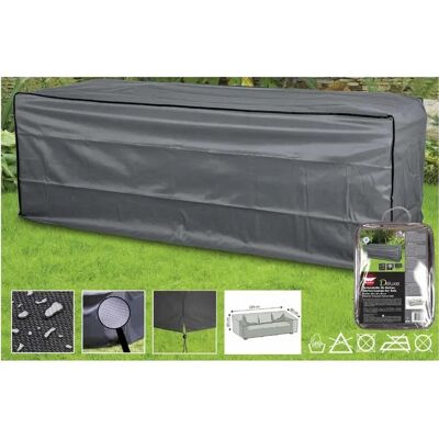 Boni-shop Schutzhülle Gartenmöbel Rattan Sofa 3er Deluxe Abdeckplane Wetterfest 220x80x80 Boni-shop Schutzhülle Gartenmöbel Rattan Sofa 3er Deluxe Abdeckplane Wetterfest 220x80x80