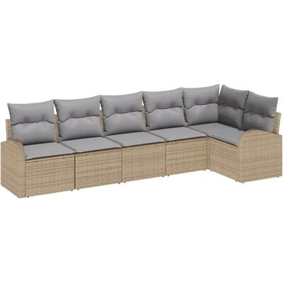 Vidaxl Gartensofaserie Modular Wetterfest Beige - Outdoor Living Vidaxl Gartensofaserie Modular Wetterfest Beige - Outdoor Living