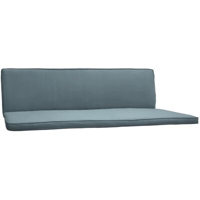 Beautissu Hollywoodschaukelauflage 2er Set Loft HS 180x50cm Taubenblau Beautissu Hollywoodschaukelauflage 2er Set Loft HS 180x50cm Taubenblau