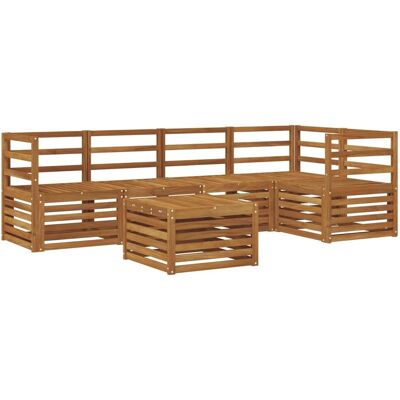 vidaXL Sofagarnituren 6-Tlg Natur Massivholz Akazie 3374829 vidaXL Sofagarnituren 6-Tlg Natur Massivholz Akazie 3374829
