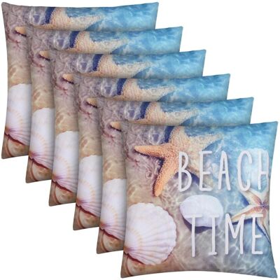 Bestlivings Outdoor Kissen mit Strandmotiv Beach Time 6 Stück 6er Pack Bestlivings Outdoor Kissen mit Strandmotiv Beach Time 6 Stück 6er Pack