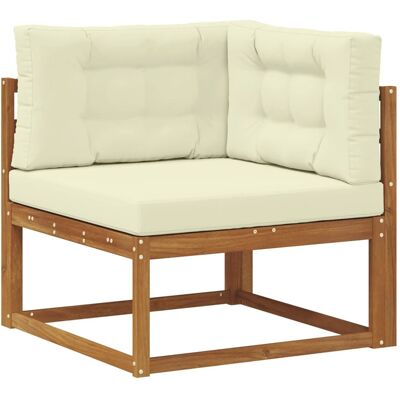 vidaXL Outdoor Ecksofa Massivholz Akazie Natur 900542 vidaXL Outdoor Ecksofa Massivholz Akazie Natur 900542