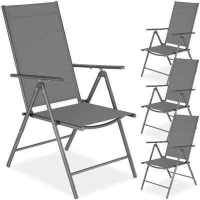 Tectake Gartenstuhl Marcellino Klappbar Wetterfest Und Uvbeständig 4Er Setanthrazit Tectake Gartenstuhl Marcellino Klappbar Wetterfest Und Uvbeständig 4Er Setanthrazit