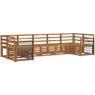 vidaXL Sofagarnituren 7-Tlg Natur Massivholz Akazie 3375419 vidaXL Sofagarnituren 7-Tlg Natur Massivholz Akazie 3375419