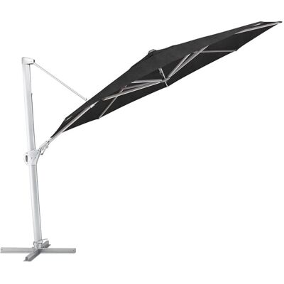 Kettler Ampelschirm Sonnenschirm EASY SWING Rund mit Schutzhaube 350cm Schwarz L Kettler Ampelschirm Sonnenschirm EASY SWING Rund mit Schutzhaube 350cm Schwarz L