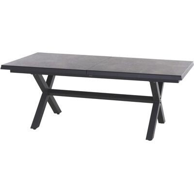 Siena Garden Gartentisch Sincro Rechteckig ausziehbar HPL Titan 100 cm x 200 cm Siena Garden Gartentisch Sincro Rechteckig ausziehbar HPL Titan 100 cm x 200 cm