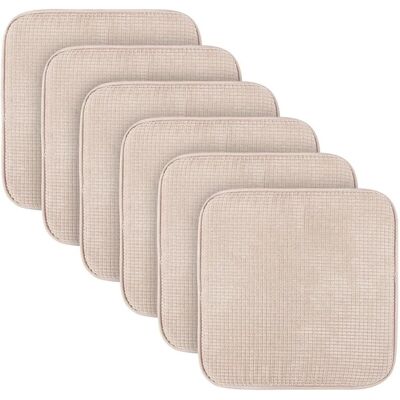 Bestlivings Stuhlkissen Struktur Creme 38 x 38 x 3 cm 6er Pack Bestlivings Stuhlkissen Struktur Creme 38 x 38 x 3 cm 6er Pack