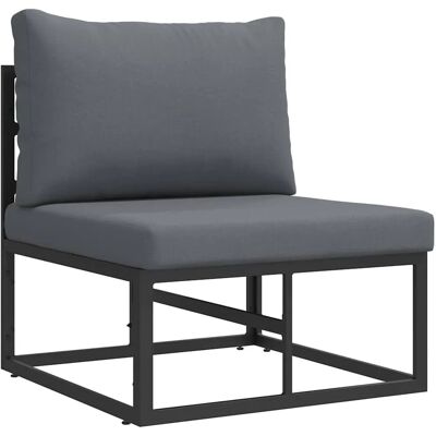 vidaXL Gartenmöbel Schwarz und Anthrazit 70 x 71,5 x 71 cm Metall 42008021 vidaXL Gartenmöbel Schwarz und Anthrazit 70 x 71,5 x 71 cm Metall 42008021