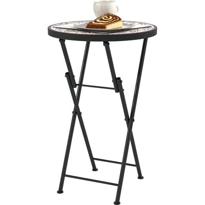 Outsunny Gartentisch Metall 35,5 x 55H cm Mehrfarbig Outsunny Gartentisch Metall 35,5 x 55H cm Mehrfarbig