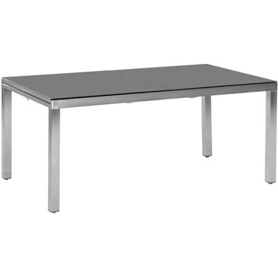 MERXX Ferrara Gartentisch - Rechteckig, Glas & Edelstahl - 150x90x75cm MERXX Ferrara Gartentisch - Rechteckig, Glas & Edelstahl - 150x90x75cm