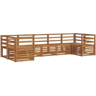 vidaXL Sofagarnituren 7-Tlg Natur Massivholz Akazie 3375389 vidaXL Sofagarnituren 7-Tlg Natur Massivholz Akazie 3375389
