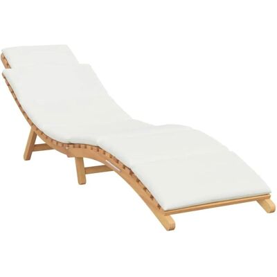 vidaXL Sonnenliege 1-Person Braun 185,5 x 55 x 58,5 cm Massivholz Teak 42008389 vidaXL Sonnenliege 1-Person Braun 185,5 x 55 x 58,5 cm Massivholz Teak 42008389