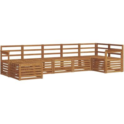 vidaXL Sofagarnituren 7 Tlg Natur Massivholz Akazie 3375154 vidaXL Sofagarnituren 7 Tlg Natur Massivholz Akazie 3375154