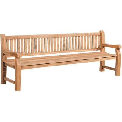 DELUKE Gartenbank Teakbank DEGAD Holz Teak 240x61x93cm Holzbank 240cm Bank Mit Lehne Wetterfest Bank Garten Terrasse DELUKE Gartenbank Teakbank DEGAD Holz Teak 240x61x93cm Holzbank 240cm Bank Mit Lehne Wetterfest Bank Garten Terrasse