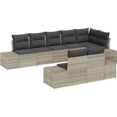 vidaXL Gartensofaset 8 Stück - Gartenmöbel vidaXL Gartensofaset 8 Stück - Gartenmöbel