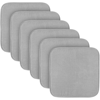 Bestlivings Stuhlkissen Struktur Hellgrau 38 x 38 x 3 cm 6er Pack Bestlivings Stuhlkissen Struktur Hellgrau 38 x 38 x 3 cm 6er Pack