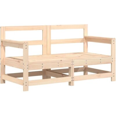 vidaXL Ecksofa - Natürliche Kiefer - Garten Outdoor vidaXL Ecksofa - Natürliche Kiefer - Garten Outdoor