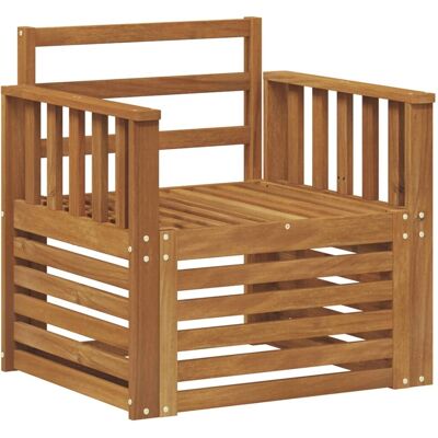 vidaXL Outdoor-Sofagarnitur Natur 71 x 63 x 73 cm Massivholz Akazie 3436344 vidaXL Outdoor-Sofagarnitur Natur 71 x 63 x 73 cm Massivholz Akazie 3436344