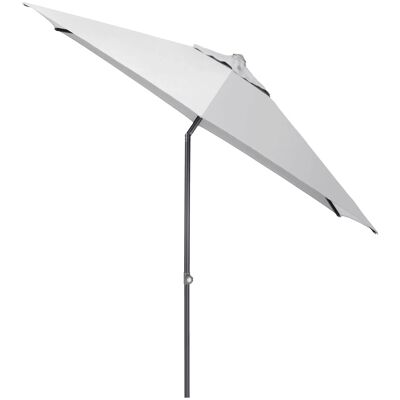 Kettler Marktschirm Ø 230 cm Anthrazit-Grau mit Knickfunktion Kettler Marktschirm Ø 230 cm Anthrazit-Grau mit Knickfunktion