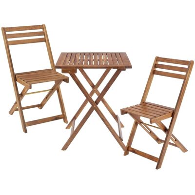 Tectake Bistroset Sóller Klappbar Für 2 Personen Wetterfest 60 x 60 x 74 5 cm Braun Tectake Bistroset Sóller Klappbar Für 2 Personen Wetterfest 60 x 60 x 74 5 cm Braun