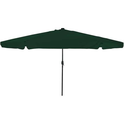 Vidaxl Garten-Schirm mit LED-Lichtern ø395x245 cm Grün - Sonnenschirm Vidaxl Garten-Schirm mit LED-Lichtern ø395x245 cm Grün - Sonnenschirm