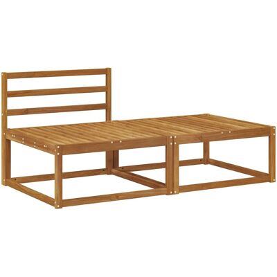 vidaXL Sectional Sofa Einheiten 2 Stück Natur Massivholz Akazie 900546 vidaXL Sectional Sofa Einheiten 2 Stück Natur Massivholz Akazie 900546