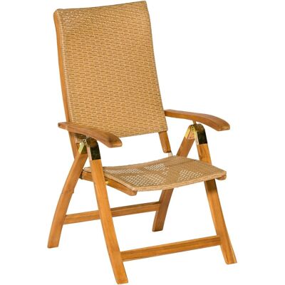 MERXX Capri Beiger Gartensessel - Outdoor Klappbar Verstellbar 2er Set MERXX Capri Beiger Gartensessel - Outdoor Klappbar Verstellbar 2er Set