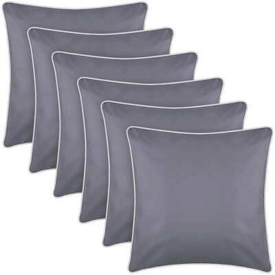 Bestlivings Outdoor Kissen mit Weißer Paspel 6 Stück 6er Pack Bestlivings Outdoor Kissen mit Weißer Paspel 6 Stück 6er Pack