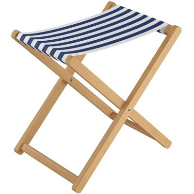 Erst-Holz Klappbarer Holz-Campinghocker XL Normale Sitzhöhe 10-226 Blau-Weiß Streifen Erst-Holz Klappbarer Holz-Campinghocker XL Normale Sitzhöhe 10-226 Blau-Weiß Streifen