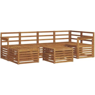 vidaXL Sofagarnituren Natur Massivholz Akazie 3375114 vidaXL Sofagarnituren Natur Massivholz Akazie 3375114
