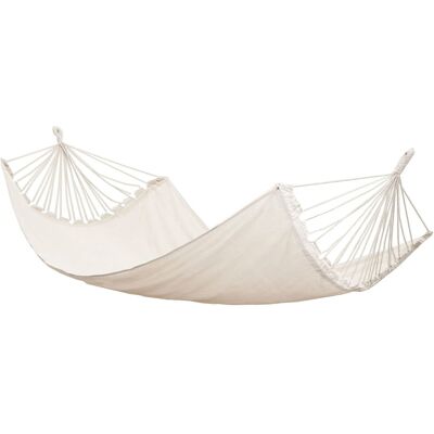 AMANKA XXL Hängematte bis 150 kg 400 x 160 cm Beige AMANKA XXL Hängematte bis 150 kg 400 x 160 cm Beige