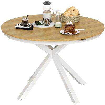 Outsunny Gartentisch Aluminium Kunststoff 118 x 74H cm Teak Outsunny Gartentisch Aluminium Kunststoff 118 x 74H cm Teak