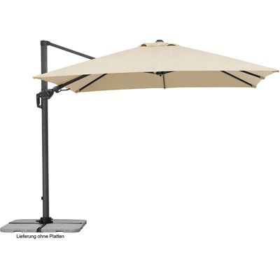Schneider Schirme Schneider Ampelschirm Rhodos Twist 300 cm x 300 cm Natur mit Kurbelmechanik Schneider Schirme Schneider Ampelschirm Rhodos Twist 300 cm x 300 cm Natur mit Kurbelmechanik