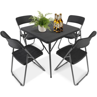 Sekey Garten Essgruppe PE Rattan Gartenmöbel Set für 4 Personen Sekey Garten Essgruppe PE Rattan Gartenmöbel Set für 4 Personen