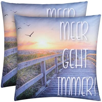 Bestlivings Outdoor Kissen mit Strandmotiv Meer 2 Stück 2er Pack Bestlivings Outdoor Kissen mit Strandmotiv Meer 2 Stück 2er Pack