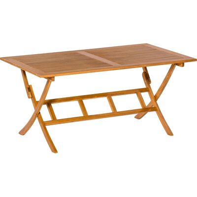 Merxx Klapptisch Rechteckig Braun 160 cm x 90 cm Merxx Klapptisch Rechteckig Braun 160 cm x 90 cm