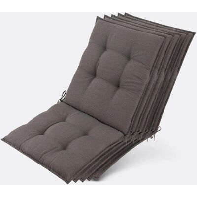 Beautissu 5er Set Sun-NL Niederlehner Auflage 105x50x8cm Taupe Beautissu 5er Set Sun-NL Niederlehner Auflage 105x50x8cm Taupe