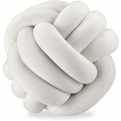 Relaxdays Knotenkissen Polyester Schaumstoff Beige Formstabil ø 25 cm 0,7 kg Relaxdays Knotenkissen Polyester Schaumstoff Beige Formstabil ø 25 cm 0,7 kg