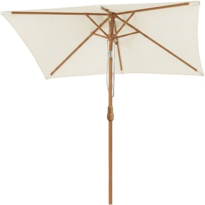 Sekey Sonnenschirm 200 x 150 cm Holzoptik Knickbar UPF 50 Gartenschirm Garten Terrasse Sekey Sonnenschirm 200 x 150 cm Holzoptik Knickbar UPF 50 Gartenschirm Garten Terrasse