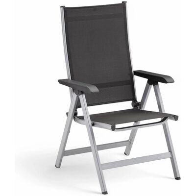 Kettler Basic Plus Klappsessel Multipositionssessel Gartensessel Silber Kettler Basic Plus Klappsessel Multipositionssessel Gartensessel Silber